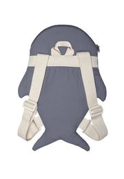 Mochila Tiburón para bebé - Azul Pizarra