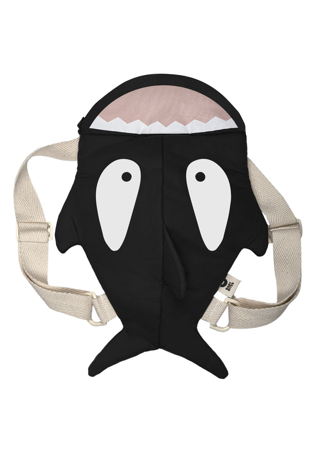 Mochila Tiburón para bebé - Negro