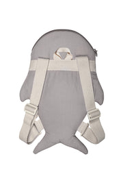 Mochila Tiburón para bebé - Gris Piedra