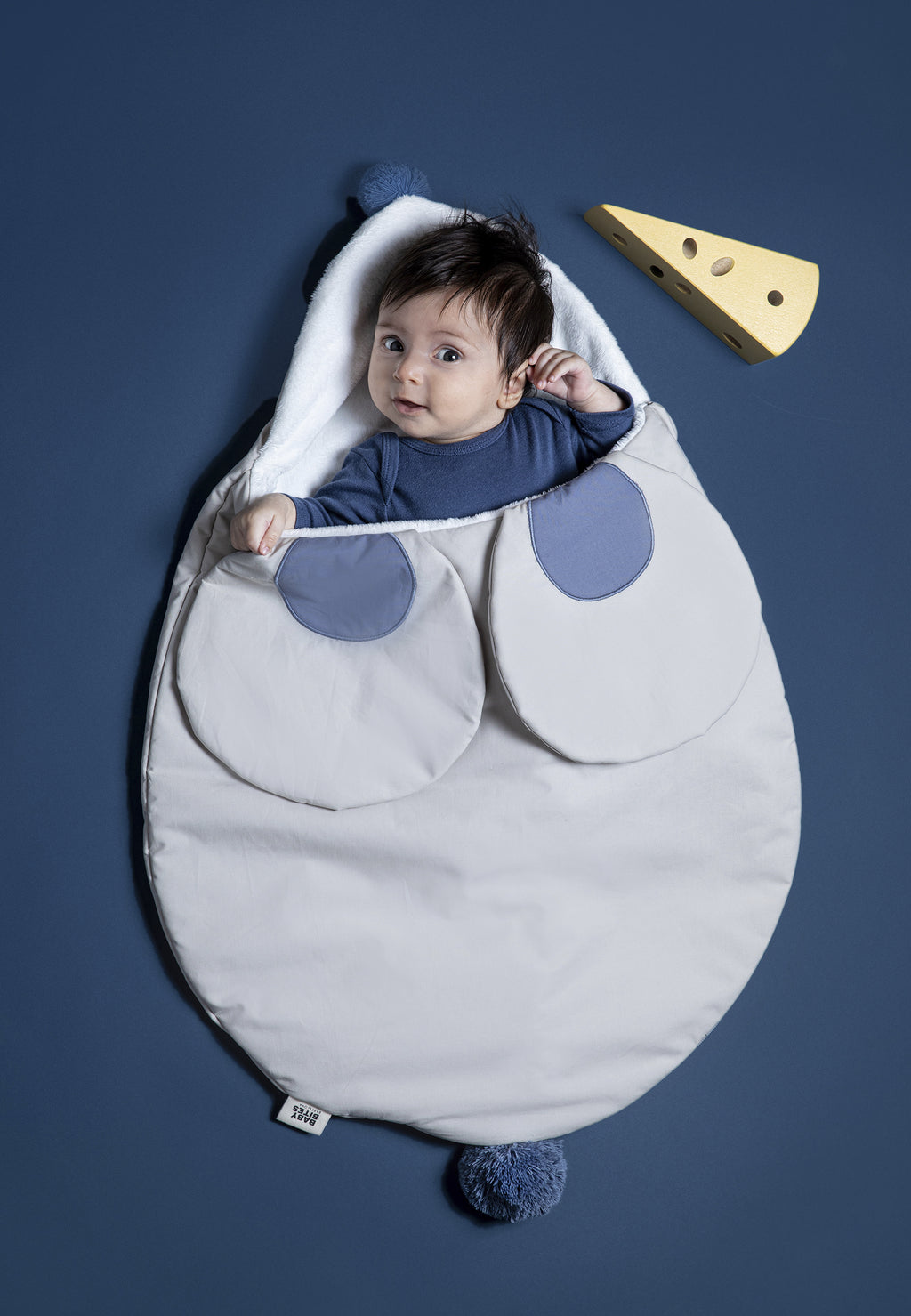 Sleeping bag for new borns - Blue Mouse