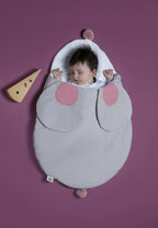 Saco para recién nacidos - Ratita Rosa