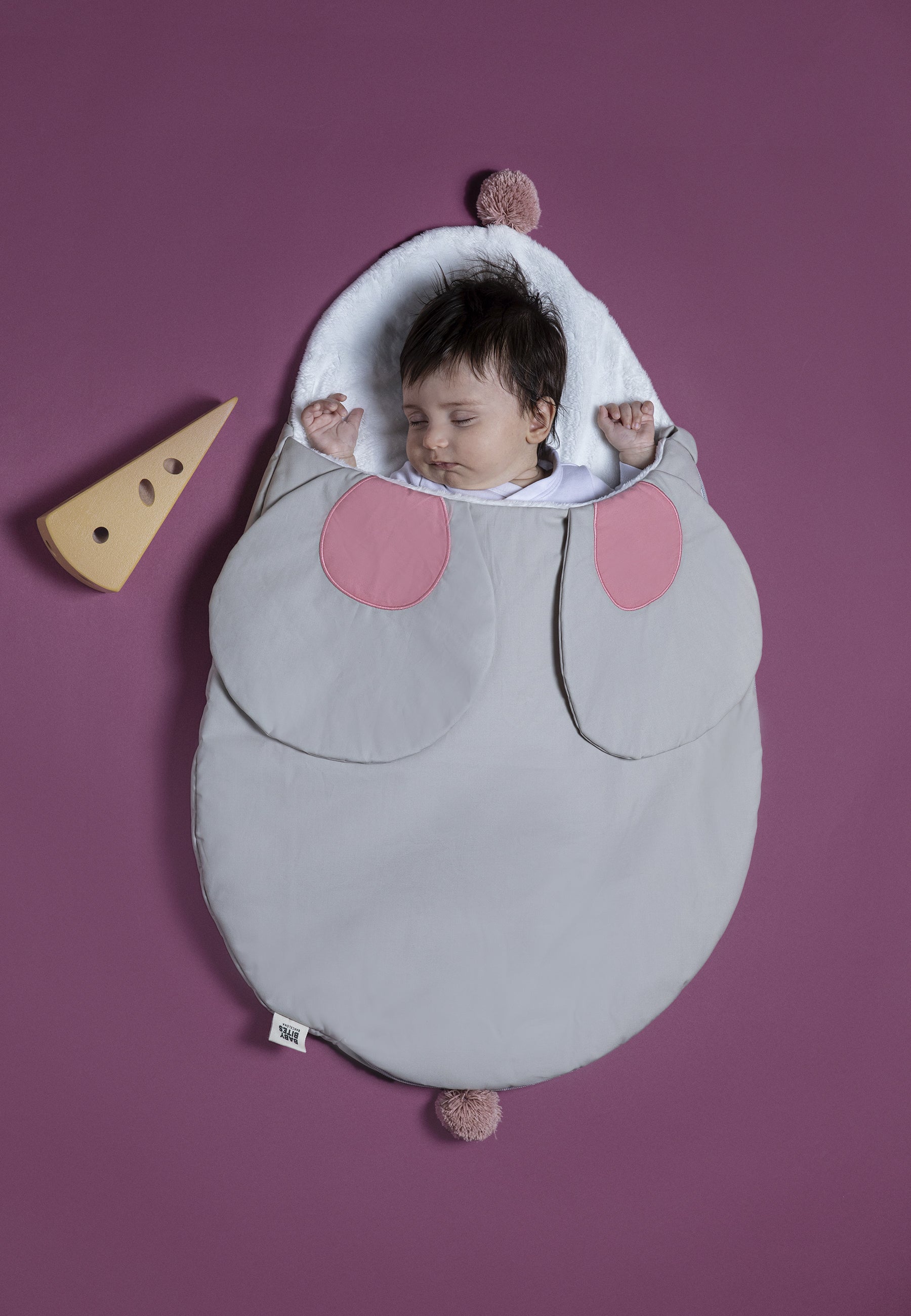 Saco para recién nacidos - Ratita Rosa