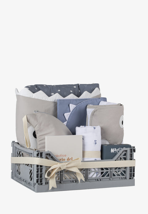 Cesta Regalo Grande - Bebé Piedra Azul