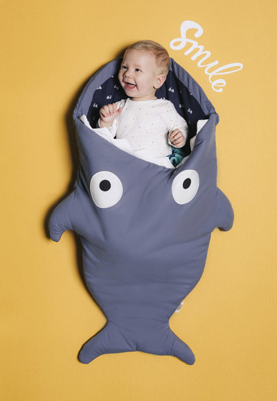 Saco Tiburón para bebé - Azul Pizarra - Bicis
