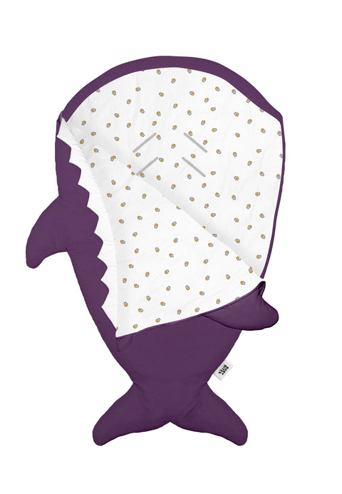 Saco Tiburón para bebé Morado - Muffins
