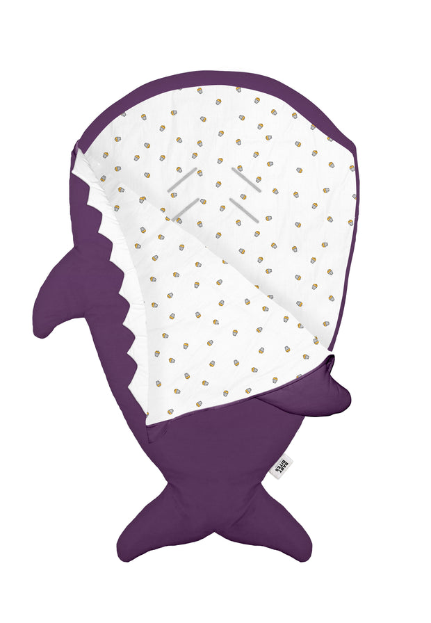 Saco Tiburón para bebé Morado - Muffins