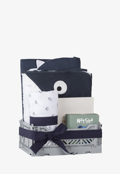 Cesta Regalo Pequeña - Azul Marino